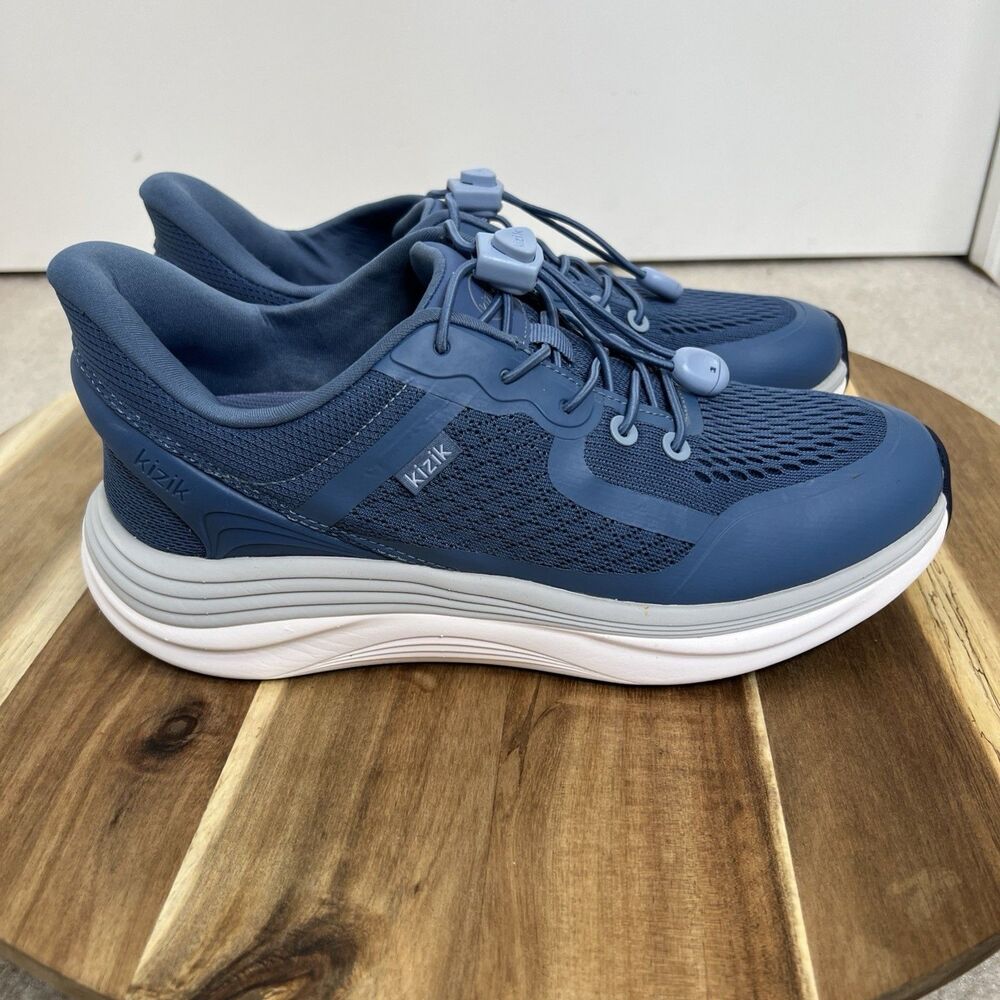 Kizik London Handsfree Blue Athletic Sneakers Shoes Womens 8.5  Mens 7 - Picture 2 of 12